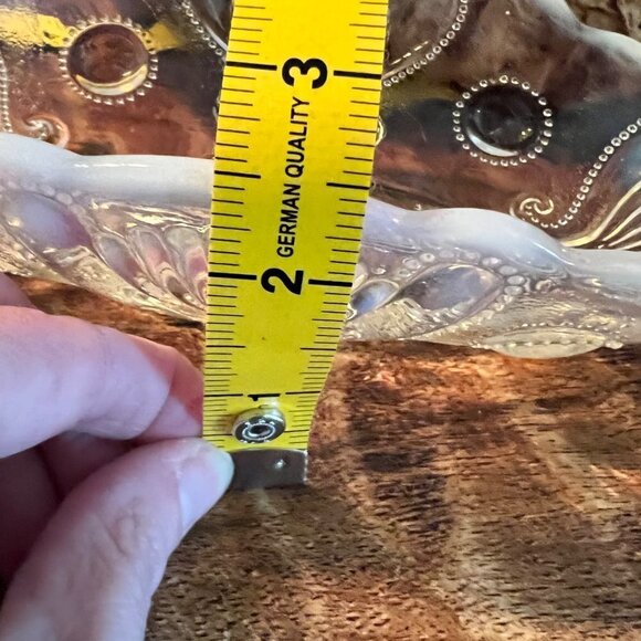 Jefferson Glass Jewel And Fan Pickle Dish - Picture 8 of 10